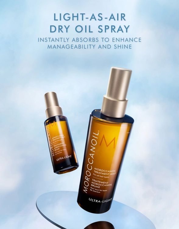 Moroccanoil Treatment Light Mist 100 ml – ultralekka mgiełka do włosów cienkich i delikatnych, wygładzenie i blask