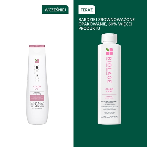 Biolage Color Last szampon do włosów koloryzowanych ochrona koloru 400ml