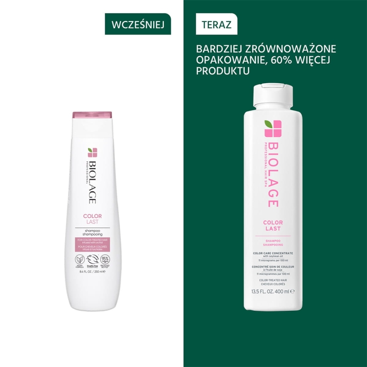 Biolage Color Last szampon do włosów koloryzowanych ochrona koloru 400ml