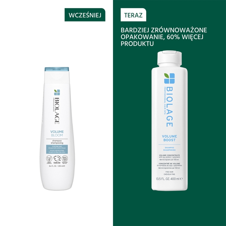 Biolage Volume Boost zwiększający objętość szampon do włosów cienkich 400ml