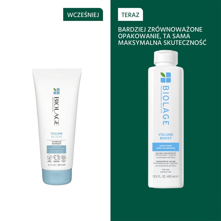 Biolage Volume Boost odżywka nadająca objętość cienkim włosom 400ml