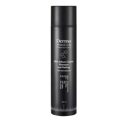 Dermomedica BHA Sebum Control Shampoo and Peeling Trychologiczny Szampon i Peeling Oczyszczający 200 ml