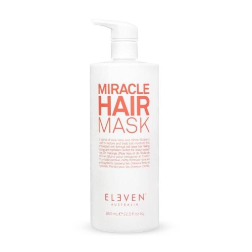 ELEVEN Australia Miracle Hair Mask 960 ml – intensywnie nawilżająca i wzmacniająca maska do włosów suchych i zniszczonych