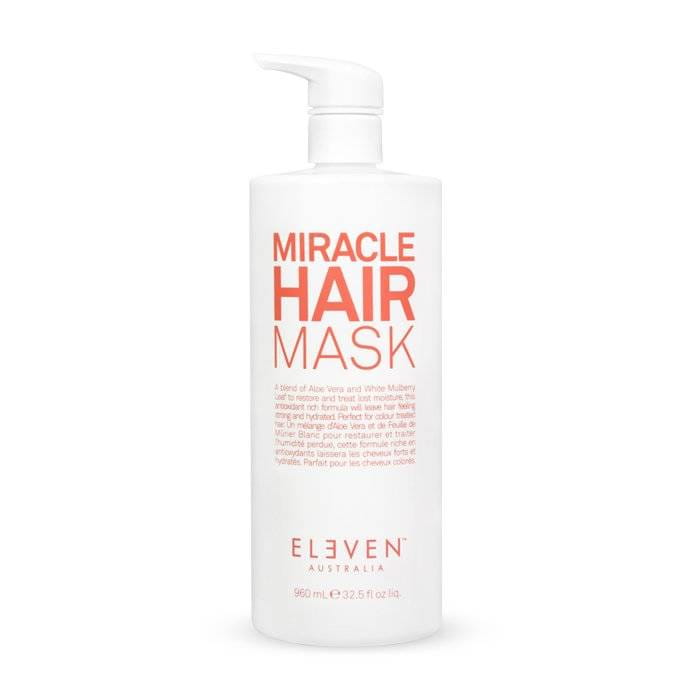 ELEVEN Australia Miracle Hair Mask 960 ml – intensywnie nawilżająca i wzmacniająca maska do włosów suchych i zniszczonych