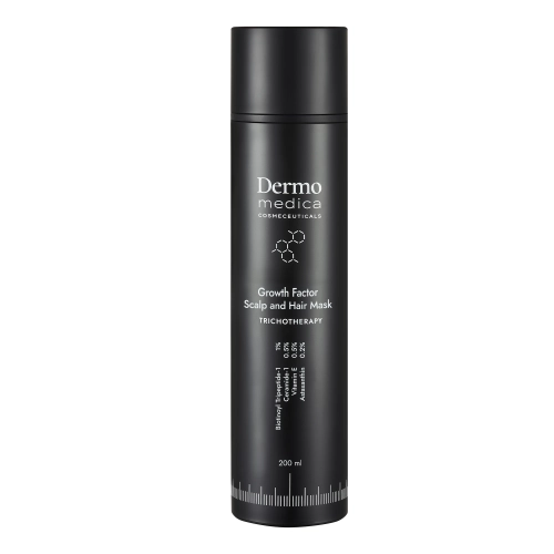 Dermomedica Growth Factor Scalp and Hair Mask Trychologiczna Maska Regenerująca Skórę Głowy i Włosy 200 ml