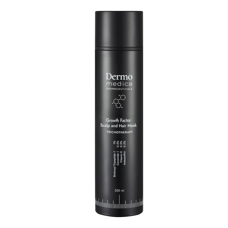 Dermomedica Growth Factor Scalp and Hair Mask Trychologiczna Maska Regenerująca Skórę Głowy i Włosy 200 ml