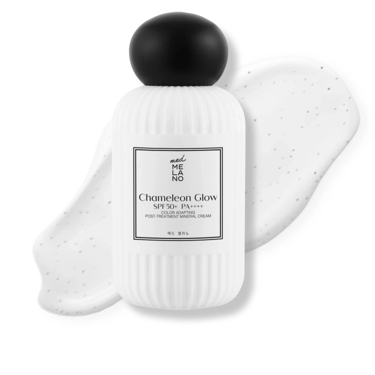 MEDMELANO Chameleon Glow SPF50+ PA++++ 50 ml – mineralny krem fotoprotekcyjny adaptujący kolor