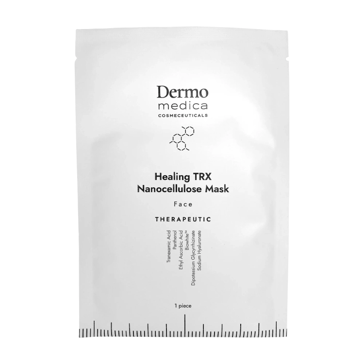 DERMOMEDICA Healing TRX Nanocellulose Mask Face – terapeutyczna maska z kwasem traneksamowym