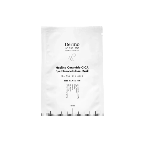DERMOMEDICA Healing Ceramide CICA Eye Nanocellulose Mask – regenerująca maska pod oczy