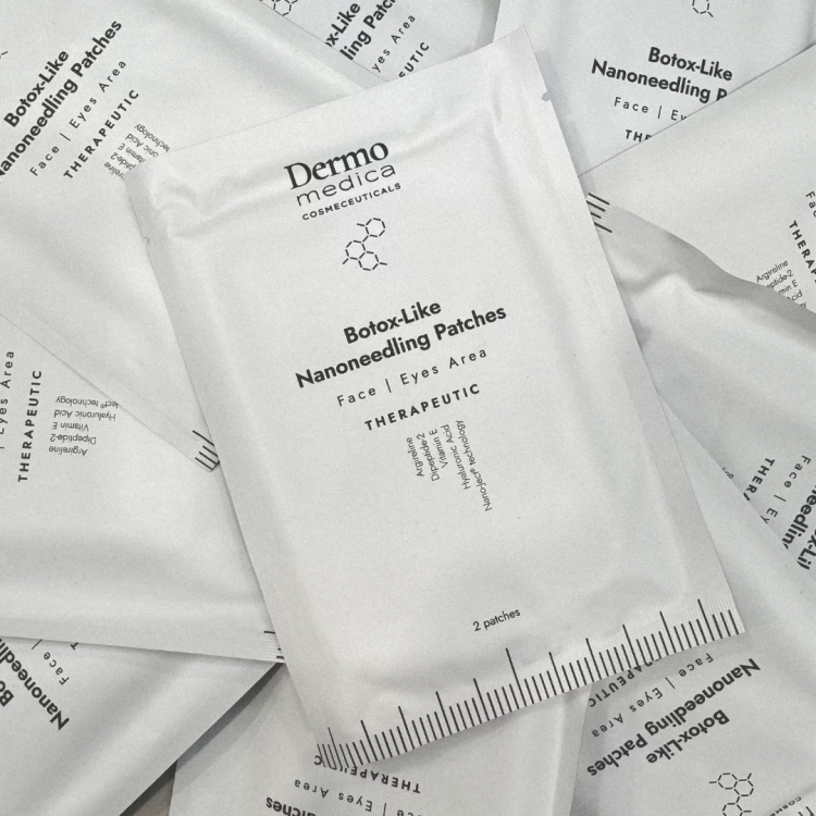 DERMOMEDICA Zestaw 10x Botox-Like Nanoneedling Patches – płatki z nanoigłami przeciwzmarszczkowe