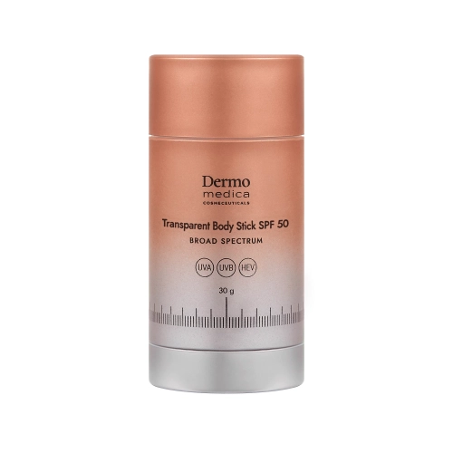 DERMOMEDICA Transparent Body Stick SPF50 30 g – transparentny sztyft ochronny do ciała