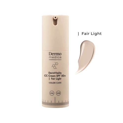 DERMOMEDICA DermVitality CC Cream SPF50+ Fair Light 30 ml – koloryzujący krem korygujący