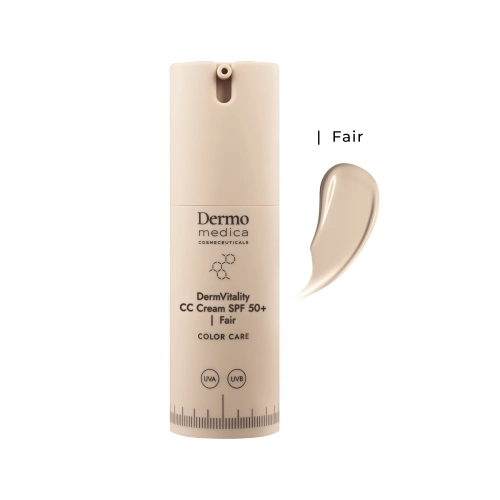 DERMOMEDICA DermVitality CC Cream SPF50+ Fair 30 ml – koloryzujący krem korygujący