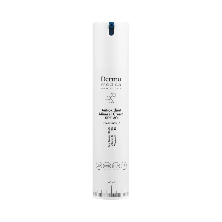 DERMOMEDICA Antioxidant Mineral Cream SPF30 60ml – Krem antyoksydacyjny z filtrem mineralnym, ochrona UV i regeneracja skóry