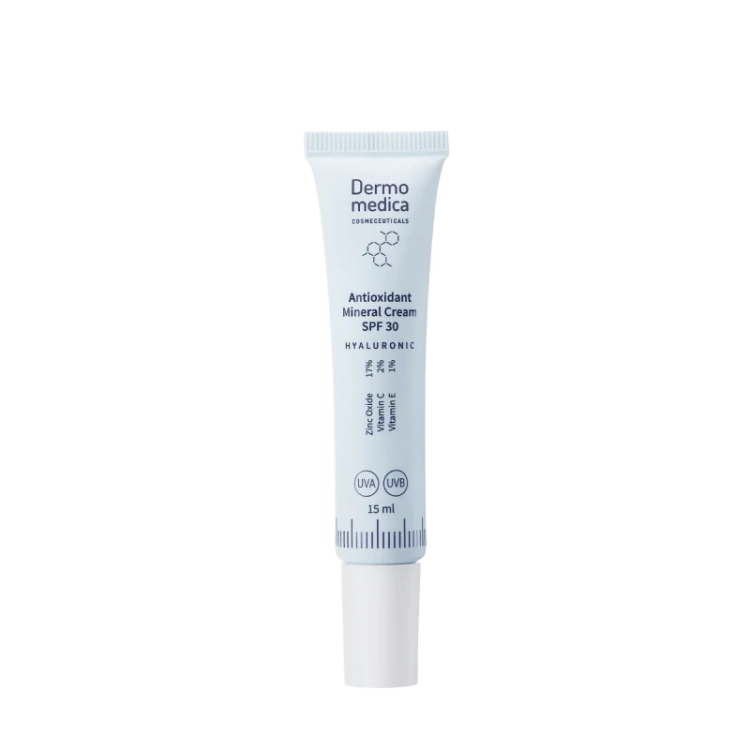 Antioxidant Mineral Cream SPF30 15ml MINI – Przeciwstarzeniowy krem antyoksydacyjny z filtrem SPF30