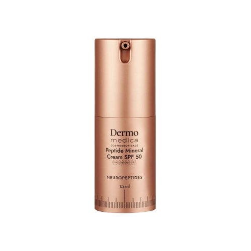 DERMOMEDICA Peptide Mineral Cream SPF50 15ml – Krem mineralny z peptydami, ochrona UV i odżywienie skóry