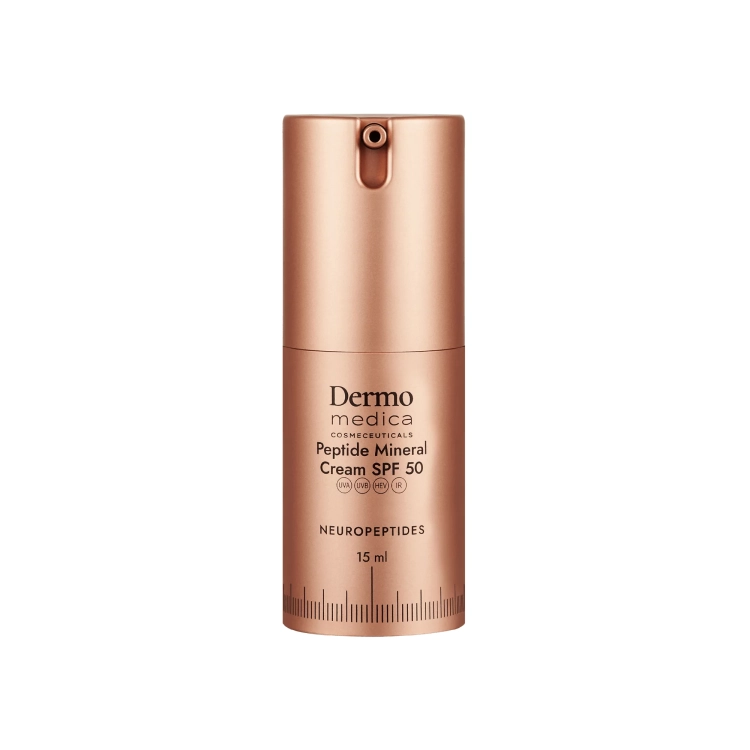 DERMOMEDICA Peptide Mineral Cream SPF50 15ml – Krem mineralny z peptydami, ochrona UV i odżywienie skóry