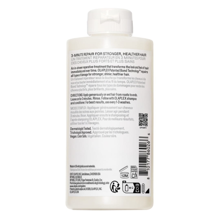Olaplex No.3PLUS Complete Repair Treatment 250ml – kuracja odbudowująca do włosów zniszczonych regeneracja i wzmocnienie