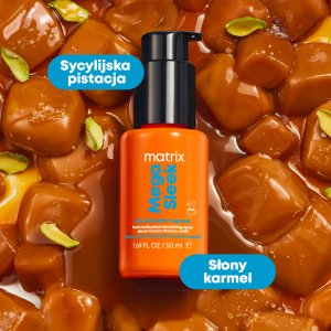 Matrix Mega Sleek Topcoat olejek wygładzający przeciw puszeniu włosów 50ml