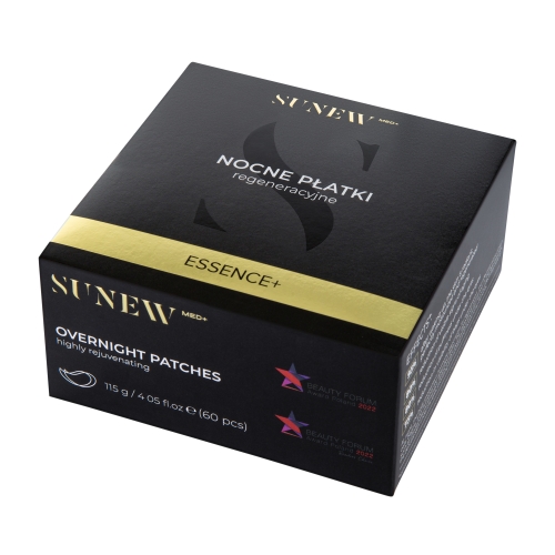 SunewMed ESSENCE+ Nocne płatki regeneracyjne 115 g słoik 60 sztuk