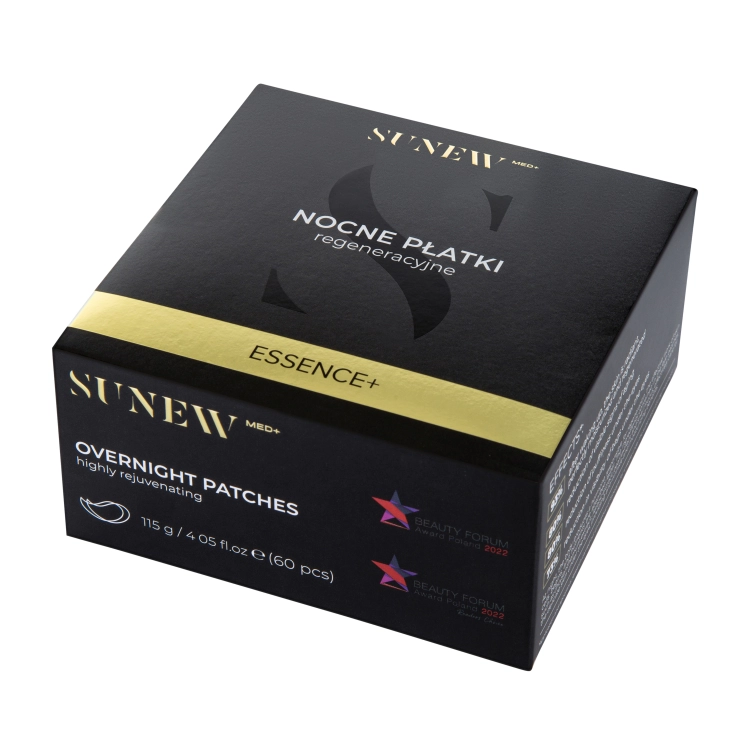 SunewMed ESSENCE+ Nocne płatki regeneracyjne 115 g słoik 60 sztuk