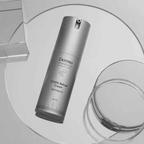 Dermomedica Retinal Cream 0,05% 30 ml – krem z retinalem do twarzy, redukcja zmarszczek i przebarwień