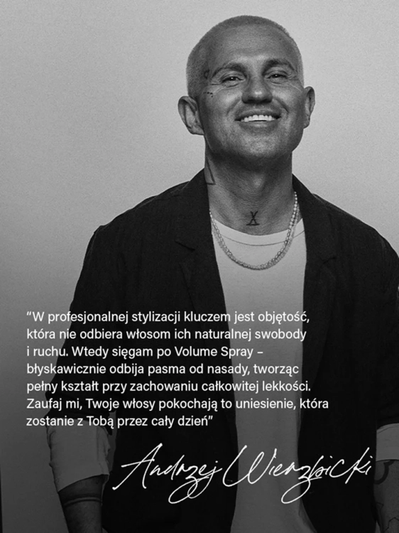 Mudii Volume Spray 150ml  – spray zwiększający objętość włosów, lekka stylizacja i uniesienie u nasady