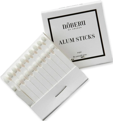 Nõberu Alum Sticks 20 szt – ałunowe patyczki na zacięcia po goleniu