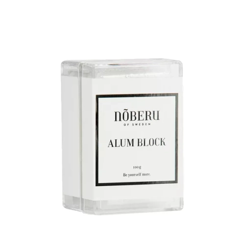 Nõberu Alum Block 100g – ałun w kostce na zacięcia i podrażnienia po goleniu