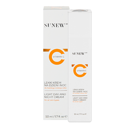 SunewMed+ lekki krem na dzień i na noc 50 ml – nawilżający krem do twarzy regenerujący
