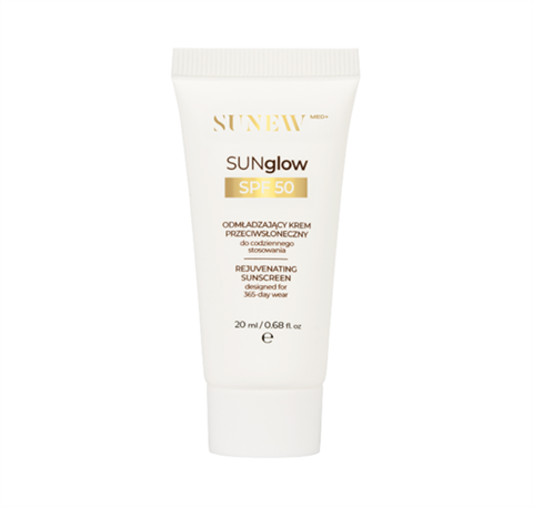SunewMed+ SUNglow SPF50 Rejuvenating Sunscreen 20 ml – krem do twarzy z ochroną UV SPF 50