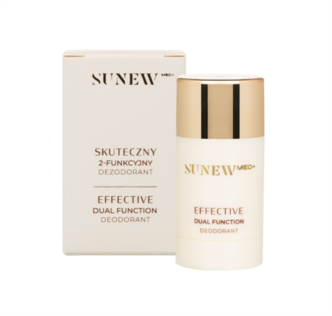 SunewMed+ skuteczny 2-funkcyjny dezodorant 6 g – naturalny dezodorant w sztyfcie bez aluminium