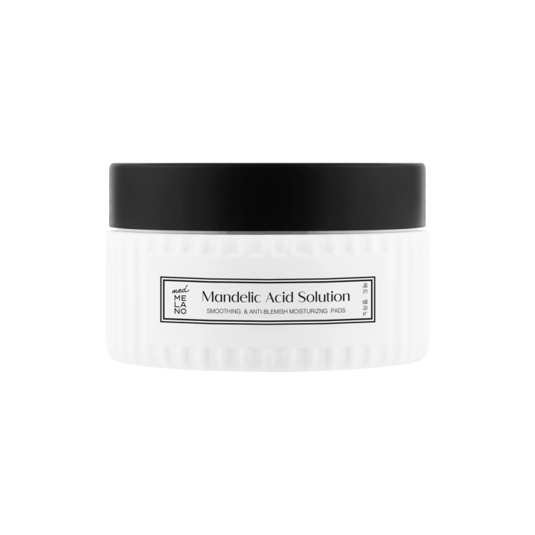 Medmelano Mandelic Acid Solution Smoothing &amp; Anti-Blemish Moisturizing Pads 90 ml (45 szt.) – wygładzające płatki z kwasem migdałowym