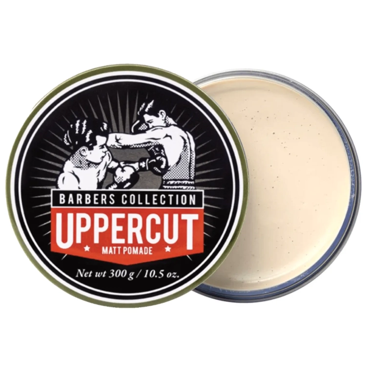 Uppercut Deluxe Matte Pomade 300 g – wodna pomada do włosów o matowym wykończeniu i średnim chwycie