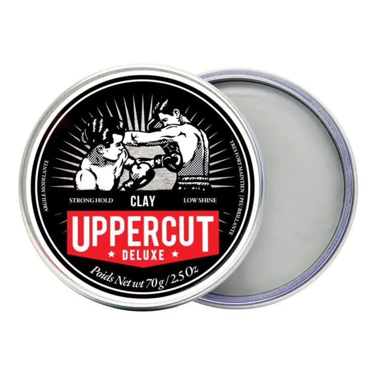 Uppercut Deluxe Clay Pomade 70 g – glinka do włosów o mocnym chwycie i matowym wykończeniu