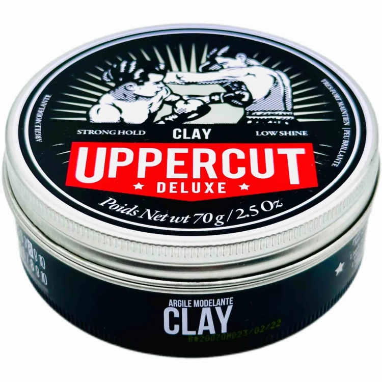Uppercut Deluxe Clay Pomade 70 g – glinka do włosów o mocnym chwycie i matowym wykończeniu