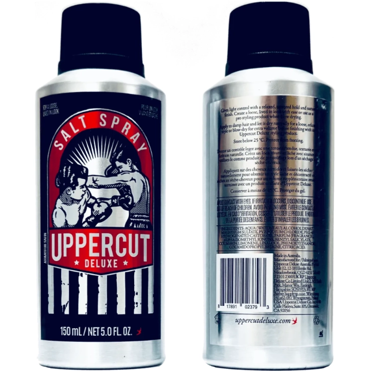 Uppercut Deluxe Salt Spray 150 ml – sól morska do włosów zwiększająca objętość i teksturę