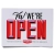 Uppercut Deluxe Open / Closed Sign with Clock – tabliczka na drzwi open closed z zegarem