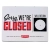 Uppercut Deluxe Open / Closed Sign with Clock – tabliczka na drzwi open closed z zegarem