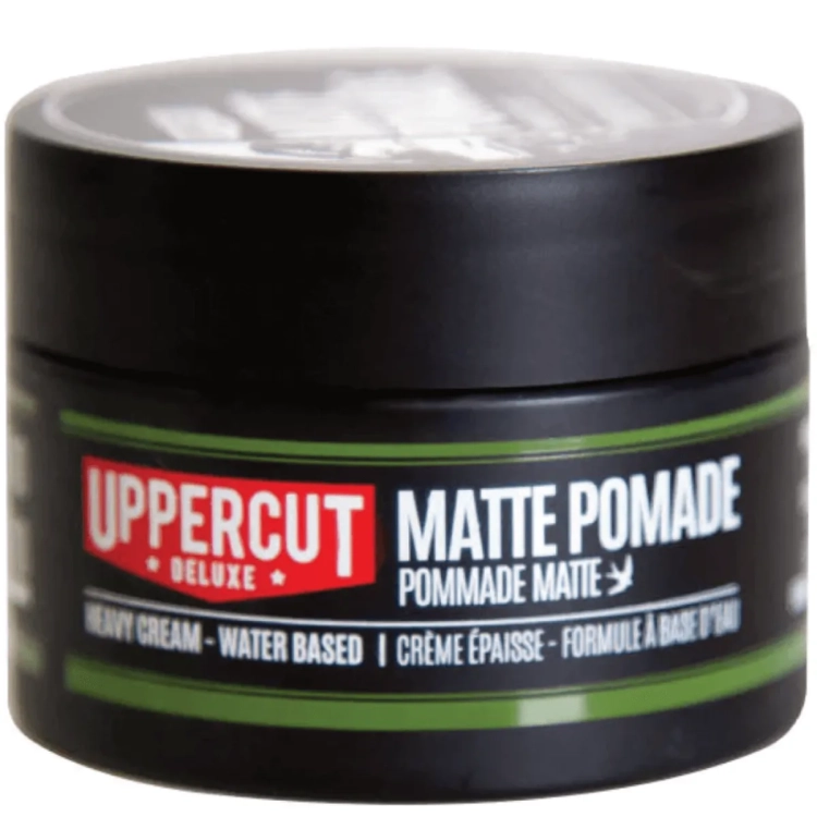 Uppercut Deluxe Matte Pomade 30 g – wodna pomada do włosów o matowym wykończeniu i średnim chwycie