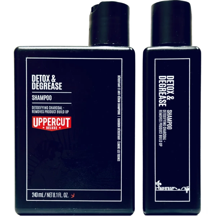 Uppercut Deluxe Detox &amp; Degrease Shampoo 240 ml – głęboko oczyszczający szampon do zmywania pomad