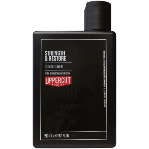 Uppercut Deluxe Strength &amp; Restore Conditioner 240 ml – wzmacniająca odżywka do włosów z biotyną i kofeiną