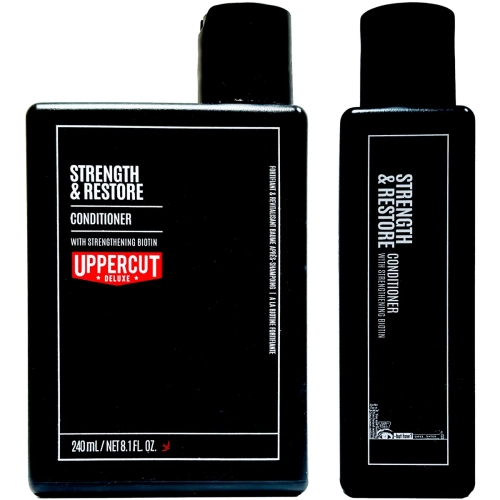 Uppercut Deluxe Strength &amp; Restore Conditioner 240 ml – wzmacniająca odżywka do włosów z biotyną i kofeiną