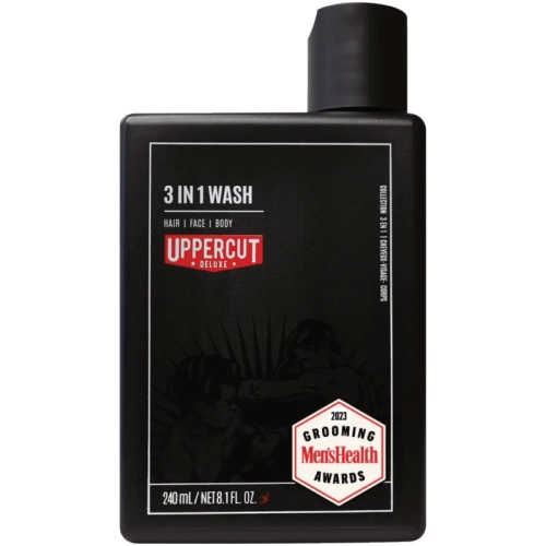 Uppercut Deluxe 3 in 1 Wash 240 ml – szampon, odżywka i żel pod prysznic do włosów i ciała