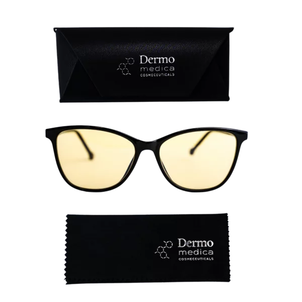 Dermomedica Yellow Basic – okulary z filtrem światła niebieskiego HEV i ochroną UV