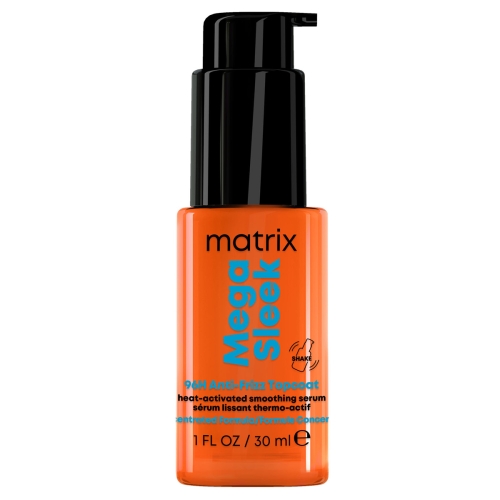 Matrix Mega Sleek 96H Anti-Frizz Topcoat Serum Wygładzające na Puszące się Włosy 30 ml