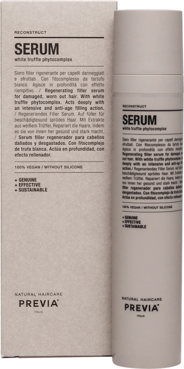 Previa Natural Haircare White Truffle Serum odbudowujące do włosów zniszczonych 50ml