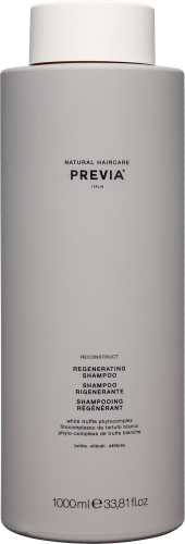 Previa Reconstruct Regenerating Shampoo Szampon z Białą Truflą do Włosów Zniszczonych 1000ml Odbudowa i Regeneracja