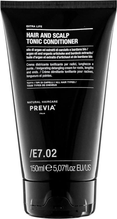 Previa Extra Life E7.02 Tonizująca Odżywka do Włosów i Skóry Głowy 150ml Nawilżenie i Równowaga