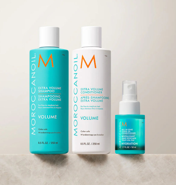 Moroccanoil Spring Volume Set Zestaw Dodający Objętości do Włosów Cienkich